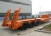 50 / 80 / 100 tons heavy duty trailer low flat bed semi trailer carbon steel