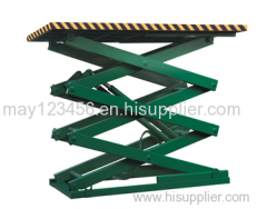 Stationary Scissor Lift with Double Fork Frame