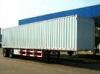 Common mechanical Suspension Fuwa axles Box Semi Trailer for cargo transportation