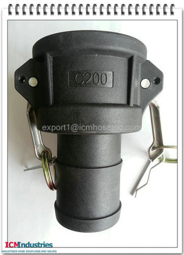NPT & BSP thread black PP camlock quick couplingsmade in china