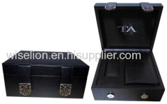 custom Leather Watch Display Box Watch Case Watch Package MDF watch box