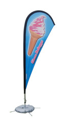 Advertising Tear Drop Flag Banner with Aluminum Pole and with Your Logo