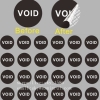 Minrui Custom Shape SIze Color Security Void Label Warranty Void Labels Stickers