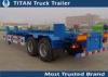 High Strength Steel 2 axles 45ft terminal container trailers chassis Low Maintenance