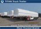 12000 x 2500 x 3950 mm Crude oil tanker trailer with three axles 5 compartments
