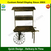 Wood Cart on Wheels