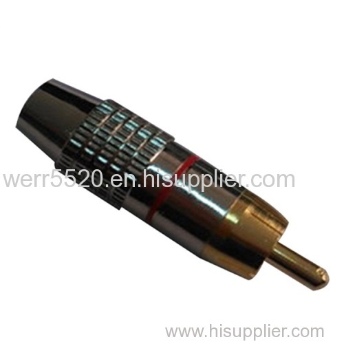 CCTV RCA Male Connector With Gold Tip (CT130)