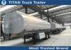 Liquid tank trailers / tanker trailer for petrol diesel crude oil transportation