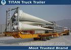 International Specialized Schnabel Extendable Flatbed Trailer For Hauling Wind Tower