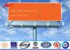 Single Sided Outdoor Steel LED Advertising Board Display 12M-30M Height