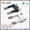 korean plug insert power plug parts 2 round pins plug insert