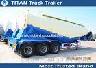 48cbm Bulker cement trailer with famous brand air compressor and diesel engine