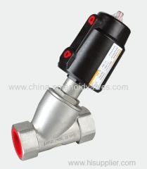 Aluminium angle seat valve