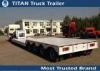 Front Loading Semi Truck Trailer / 80 Ton Removable goose neck trailers 2 - 5 axles