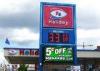 16 Inch Waterproof Advertising LED Gas Price Signs Eye Catching