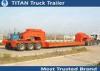 Super low bed transport Semi Trailer trucks Dolly Type payload 200T 2 / 3 / 4 axles