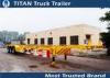 TITAN tri - axle 45ft skeletal container trailer chassis for maritime container