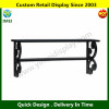 metal double wall shelf display