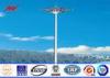 70 meters in height High Mast Pole with circular lantern panel for flood lighting