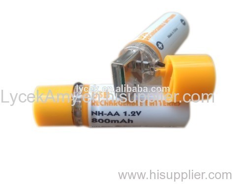 High Performance 1.2v Ni-mh dry USB rechargeable Battery