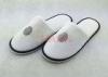 Embroidery Hotel Disposable Slippers Black Binding Edging SGS / BV