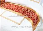 Red Queen Size Bed Runners / Linen Decorative Cloth Strip Pattern