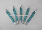 Customized Logo Rube Covered Plactic Press Hotel Guestroom Pens