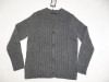 Men's Grey Autumn & Winter Casual Cardigans