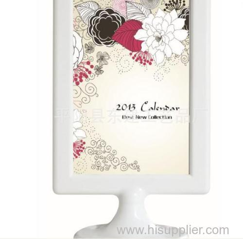 Creative double-side Plastic Photo Frame for Menu/Household application