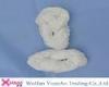 Raw White Virgin 100% Spun Polyester Yarn For Making Garments / Glove / Cap