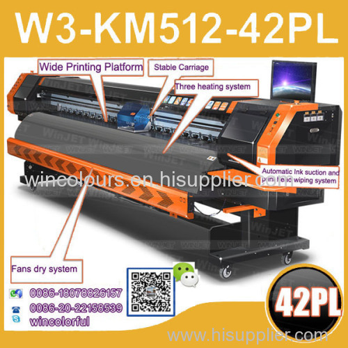 High resolution!!!KONICA 512 head cheap solvent printer