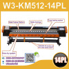 High resolution!!!512 14pl 14pl large format digital solvent printer