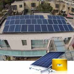 6KW on grid solar electricity generating system