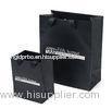 Private black retail Personalized Shopping Bags recycled for clothing