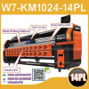 High resolution!!!KM 512 14PL head pvc flex banner machine