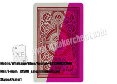 Magic Props Arrow Kem Plastic Invisible Playing Cards For UV Contact Lenses Gambling Cheat