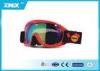 Custom Anti - scratch single / double Lens mens and womens snowboard goggles