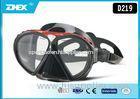 Professional Red White Black deep sea diving mask for Swimming Pool