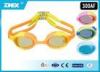 Pink blue yellow Professional Competitive Swim Goggles with mirror coating