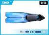 Comfortable Light Blue Scuba Diving Fins for free diving / skin diving fins