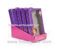 Purple Rectangle Corrugated Cardboard Packaging With Disney Character