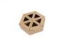 Boutique Kraft Paper Folding Corrugated Carton Box Recycled With Polygon