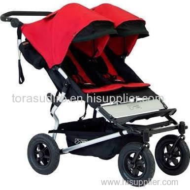 Mountain Bugy Duet Double Stroller in Chili