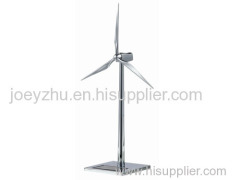 Silver Metal Windmill for Company Gifts