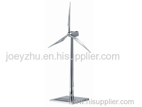 Silver Metal Windmill for Company Gifts