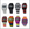 Multi Color Building Block Digital Casual Construction Brick Watch for Lego