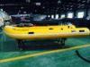 Handcrafted 6 Person 1.2mm PVC Inflatable RIB Boats Yellow CE / ISO
