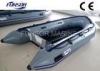 PVC Coated Fabric Aluminum Floor Foldable Inflatable Boat / Dinghy