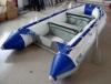 12 Feet Fishing Inflatable Yacht Tenders Aluminum Floor Inflatable Boat 5 Person