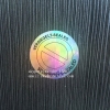 Round Plain Custom Hologram Adhesive Sticker Silver Laser Security Sticker